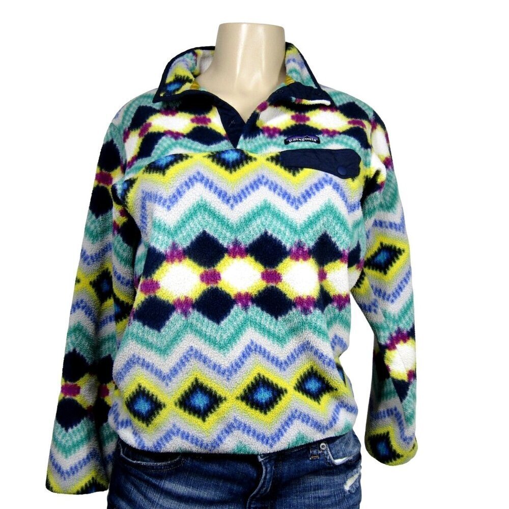 PATAGONIA SYNCHILLA Timber Twist Aztec Southwest Fleece Pullover Gorpcore XXS